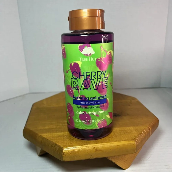 Tree Hut Cherry Wave Dark Cherry FOAMING‎ GEL WASH with Antioxidants *FULL SIZE* - Picture 1 of 8
